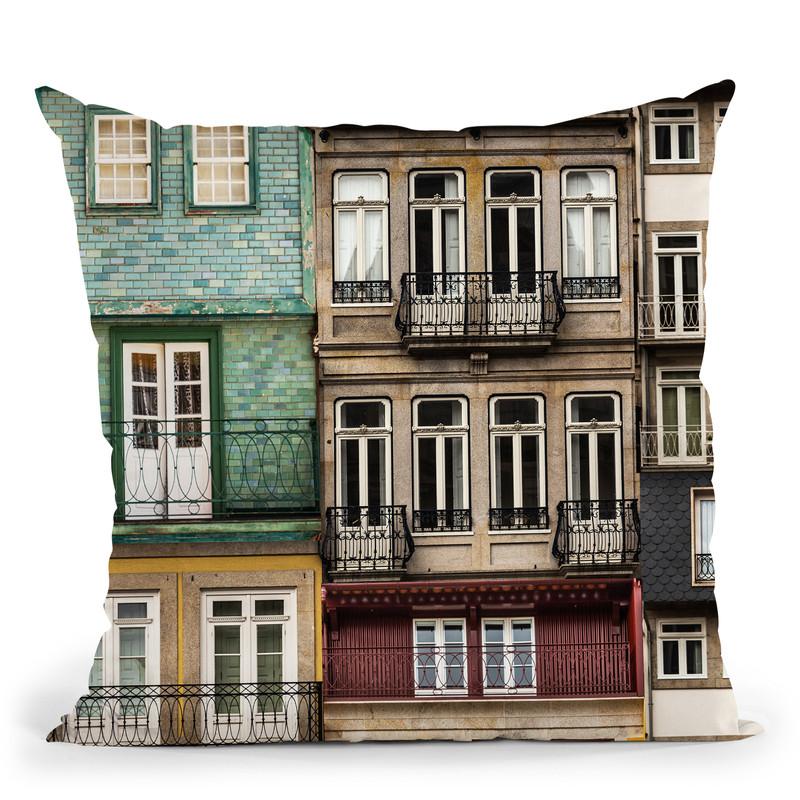 Porto I Throw Pillow By Alexandre Venancio