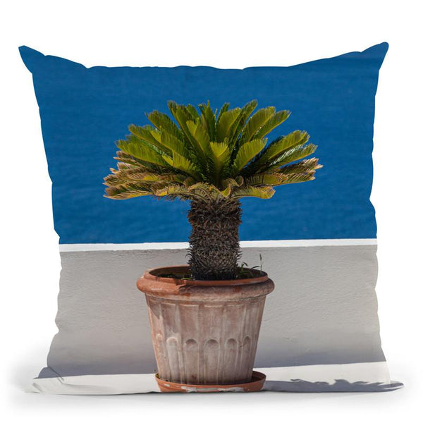 Santorini Composition I Throw Pillow By Alexandre Venancio