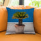 Santorini Composition I Throw Pillow By Alexandre Venancio