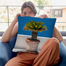 Santorini Composition I Throw Pillow By Alexandre Venancio