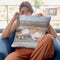 Santorini Composition Iii Throw Pillow By Alexandre Venancio