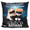 Boo Batman Throw Pillow