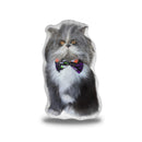 Atchoum Halloween Bow Sitting Throw Pillow