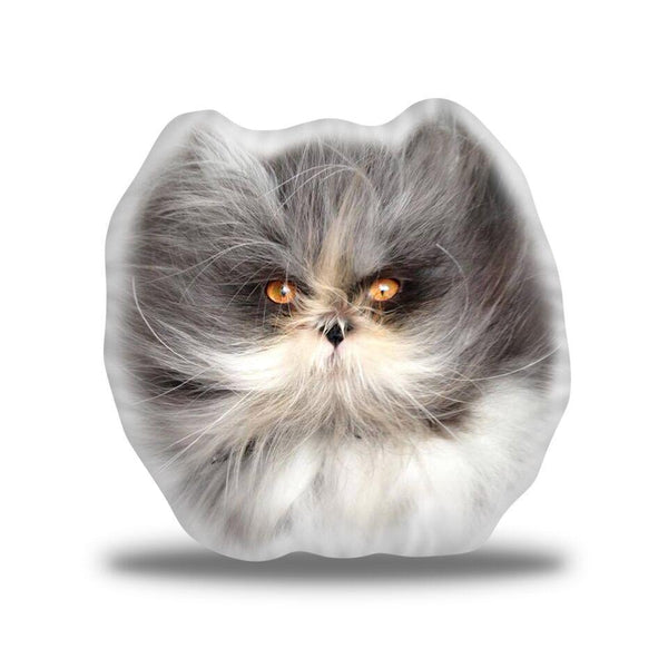 Atchoum Head Only Fire Eyes Throw Pillow