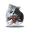 Atchoum Plaid Bow Laying Throw Pillow