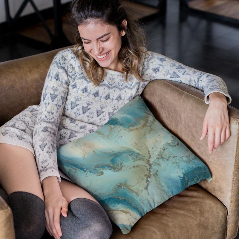 Agate Inspired Throw Pillow By Blakely Bering