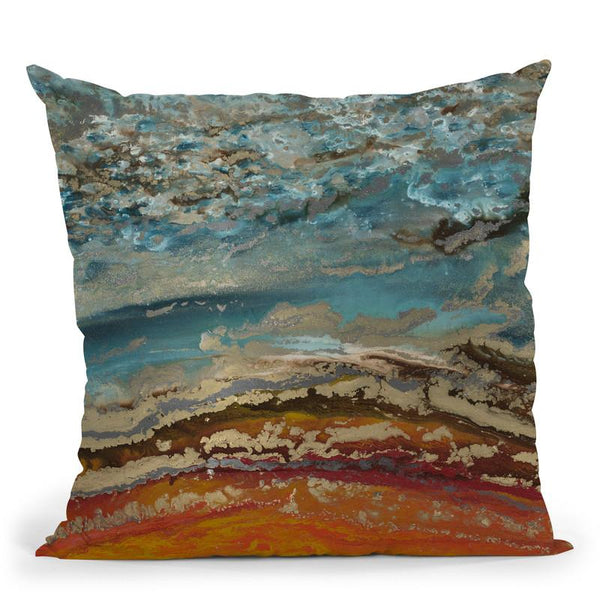 Red Ridge Throw Pillow By Blakely Bering