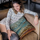 Red Ridge Throw Pillow By Blakely Bering