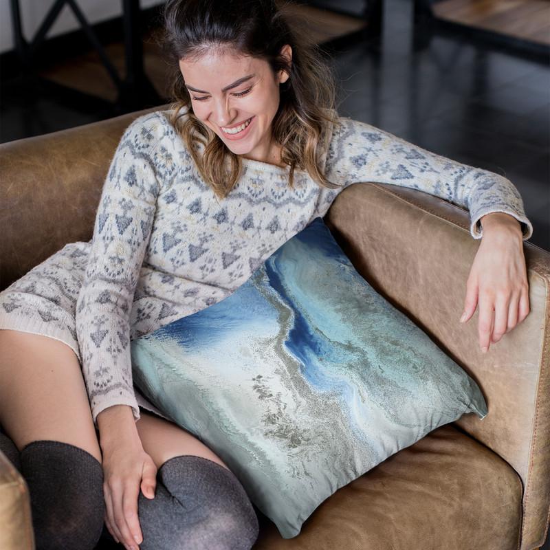 Tranquil Waters Throw Pillow By Blakely Bering