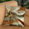 Fluid Copper Throw Pillow By Blakely Bering