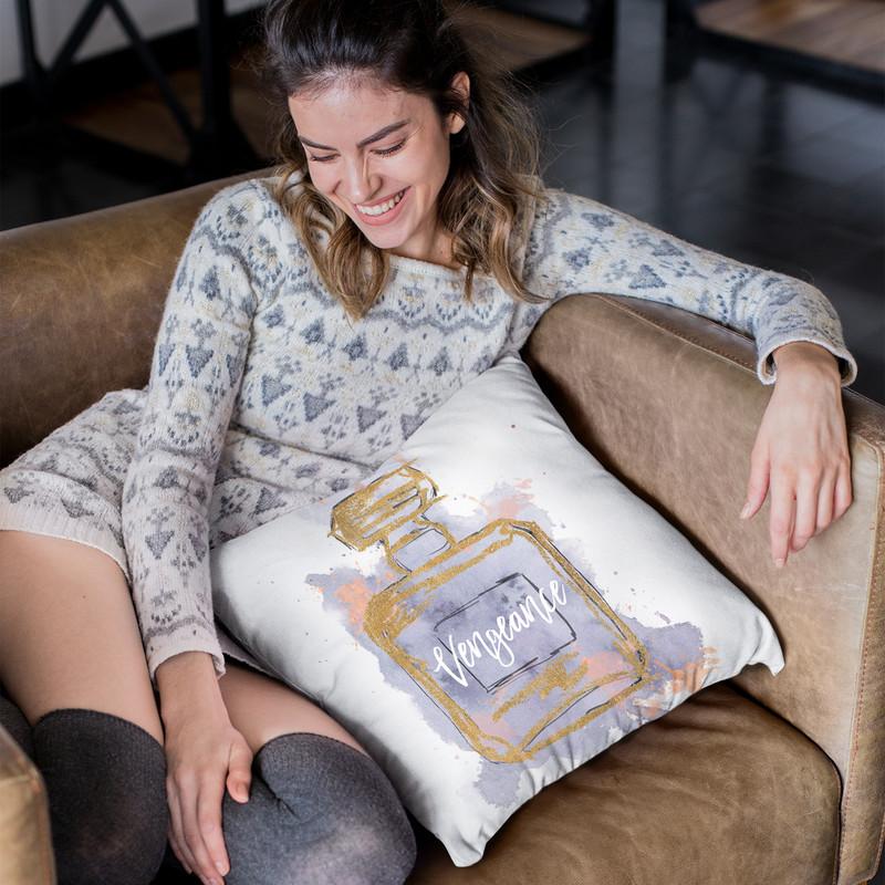 Vengeance Parfum Throw Pillow By Blakely Bering