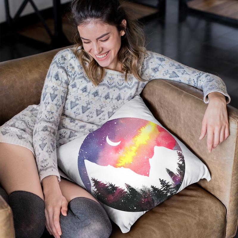 Galactic Landscape Throw Pillow By Blakely Bering