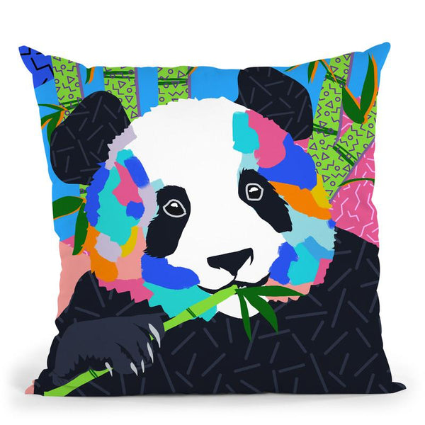 Memphis Panda Throw Pillow By Blakely Bering