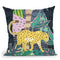Folk Cat Throw Pillow By Blakely Bering