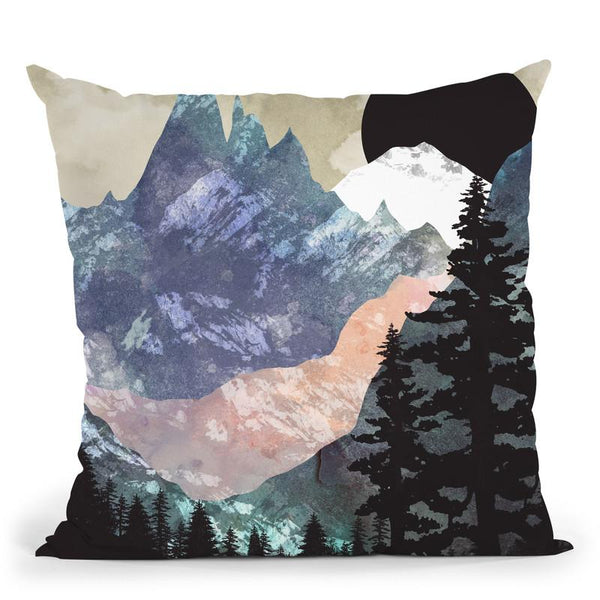 Mountain Range Throw Pillow By Blakely Bering
