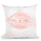 Kiss My Sass Throw Pillow By Blakely Bering