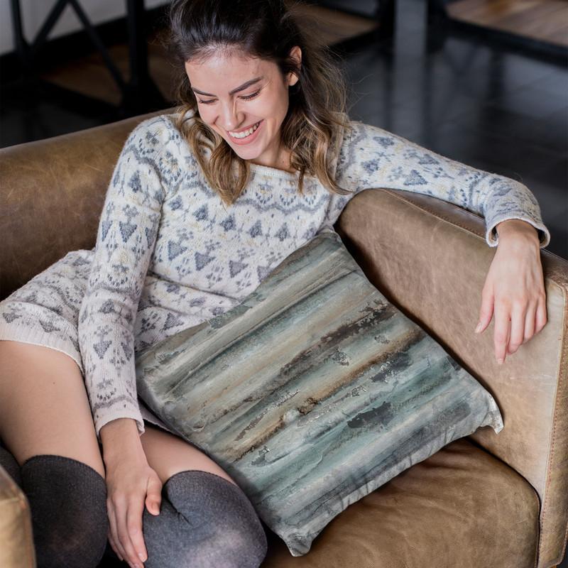 Blurry Stripes 3 Throw Pillow By Blakely Bering