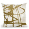 Gold & White 3 Throw Pillow By Blakely Bering
