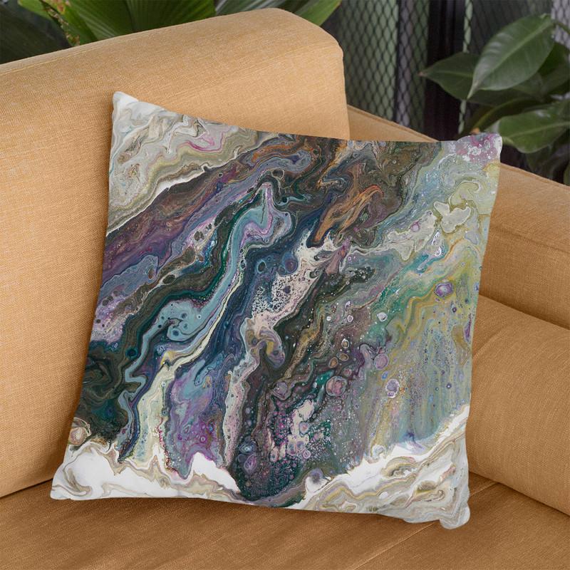 River Stone Throw Pillow By Blakely Bering