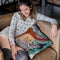 Colorful Comtemporary 1 Throw Pillow By Blakely Bering