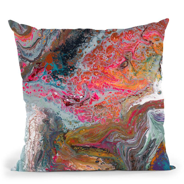 Colorful Comtemporary 2 Throw Pillow By Blakely Bering