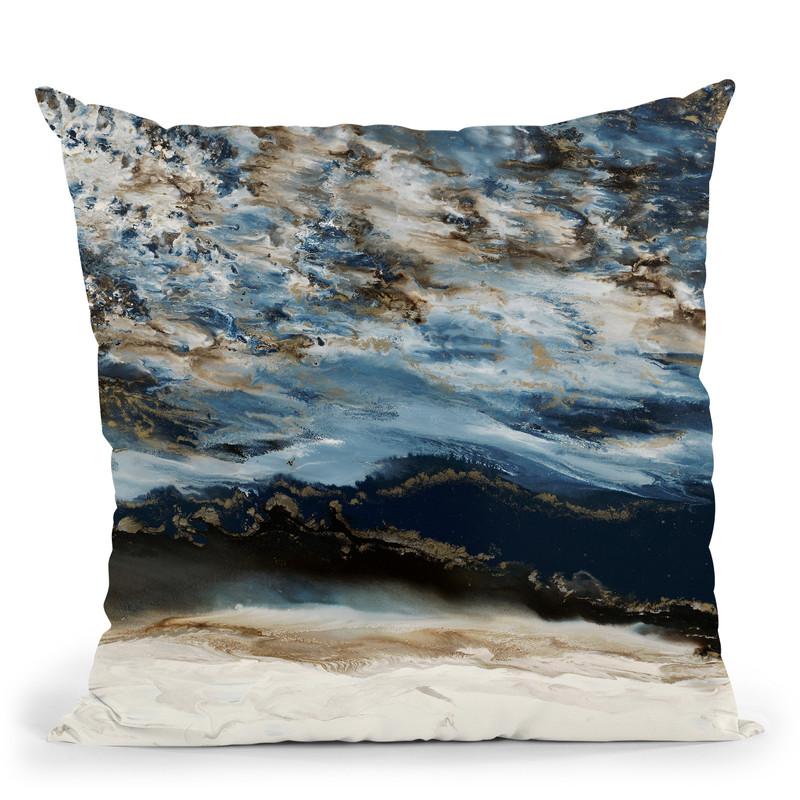 Midnight Wave Throw Pillow By Blakely Bering