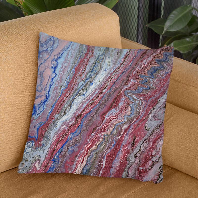 Fuschia Throw Pillow By Blakely Bering