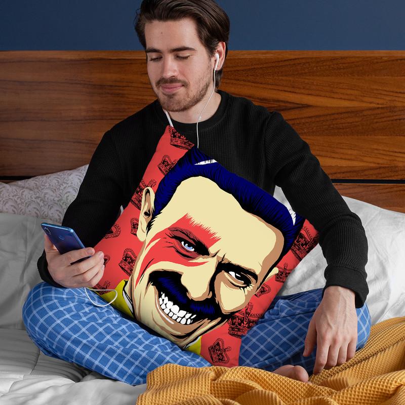 Under Pressure Throw Pillow By Butche Billy