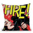 Walk Through The Fire Throw Pillow By Butche Billy