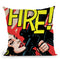 Walk Through The Fire Throw Pillow By Butche Billy