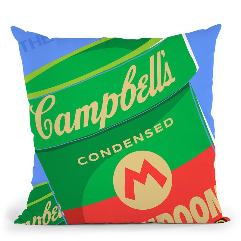 Welcome To The Warhol Zone Throw Pillow By Butche Billy