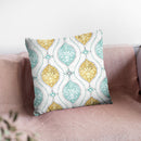 Winter Coast Pattern Via Throw Pillow By Beth Grove