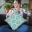 Winter Coast Pattern Vd Throw Pillow By Beth Grove