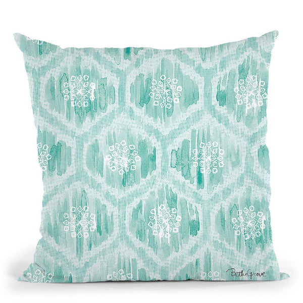 Winter Coast Pattern Vb Throw Pillow By Beth Grove