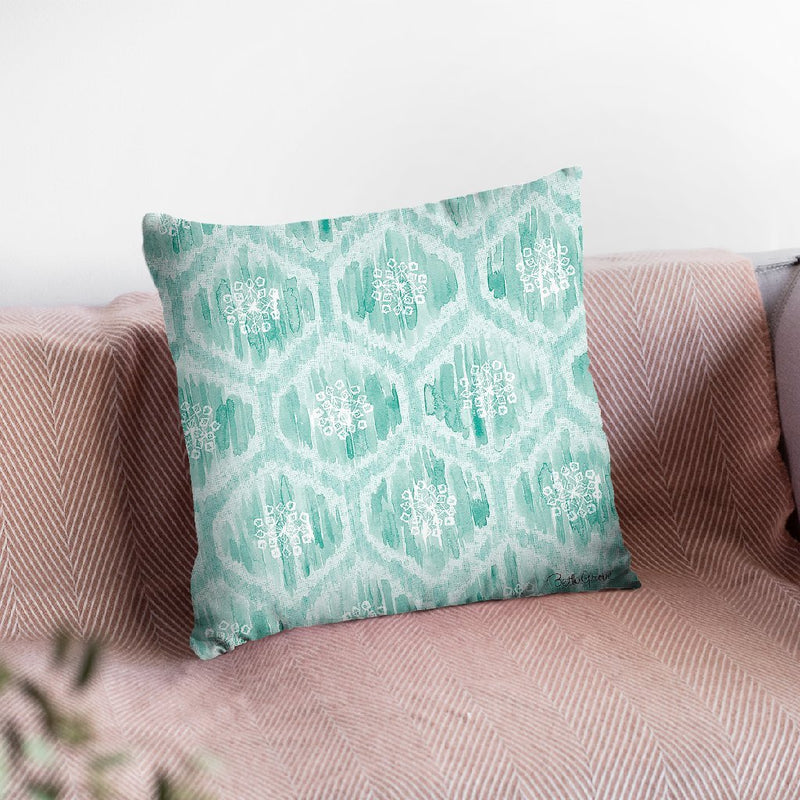 Winter Coast Pattern Vb Throw Pillow By Beth Grove