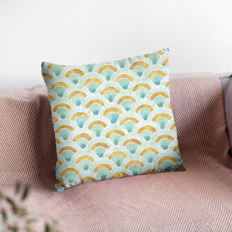 Winter Coast Pattern Iia Throw Pillow By Beth Grove