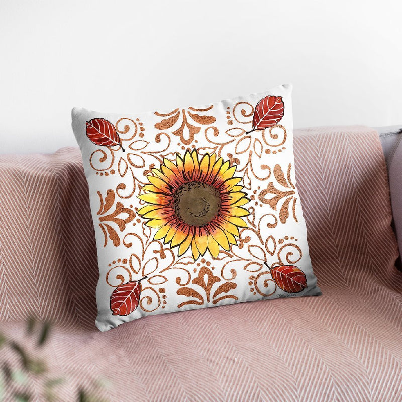October Garden Vii Throw Pillow By Beth Grove