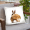 Rabbit Butt Throw Pillow by Big Nose Work