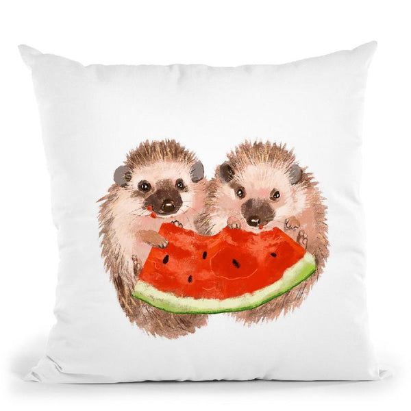 Sharing Throw Pillow by Big Nose Work