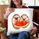 Sharing Throw Pillow by Big Nose Work