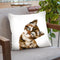 Baby Cat Throw Pillow by Big Nose Work