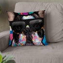 Animalstarz-French Bulldog Throw Pillow By Baro Sarre