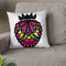 Vibrant Raspberry Throw Pillow By Baro Sarre