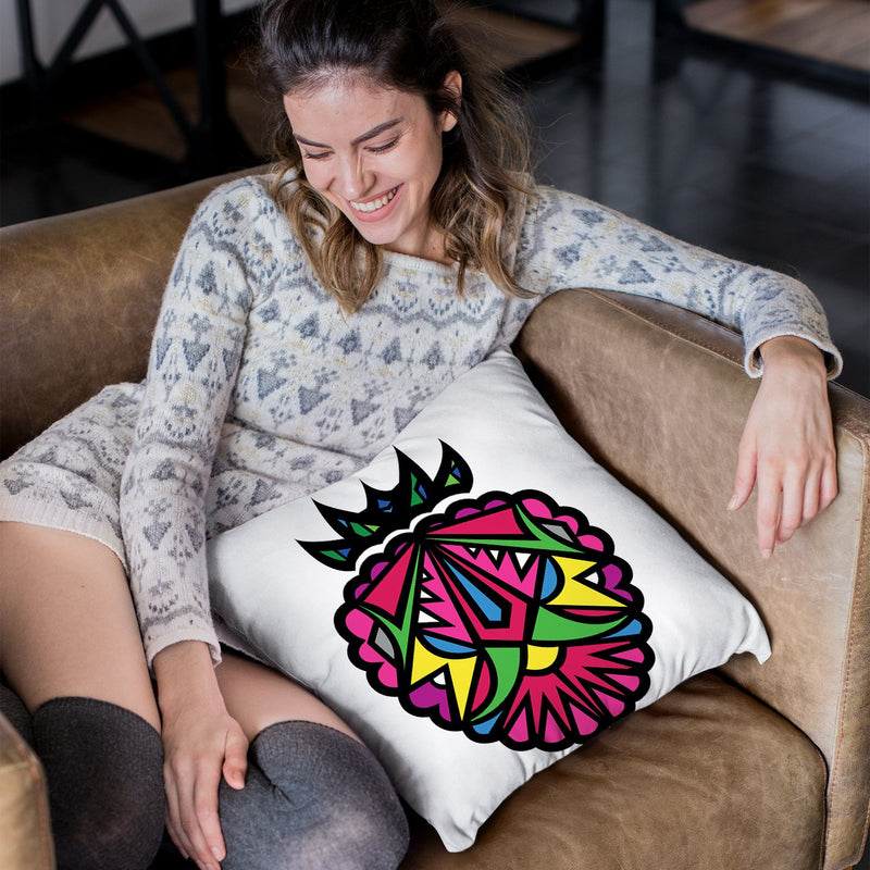 Vibrant Raspberry Throw Pillow By Baro Sarre