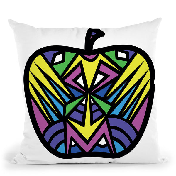 Vibrant Apple Throw Pillow By Baro Sarre