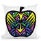 Vibrant Apple Throw Pillow By Baro Sarre