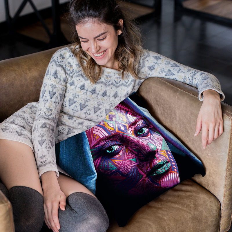 Maria Throw Pillow By Baro Sarre