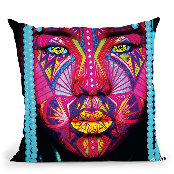 Sukh Throw Pillow By Baro Sarre