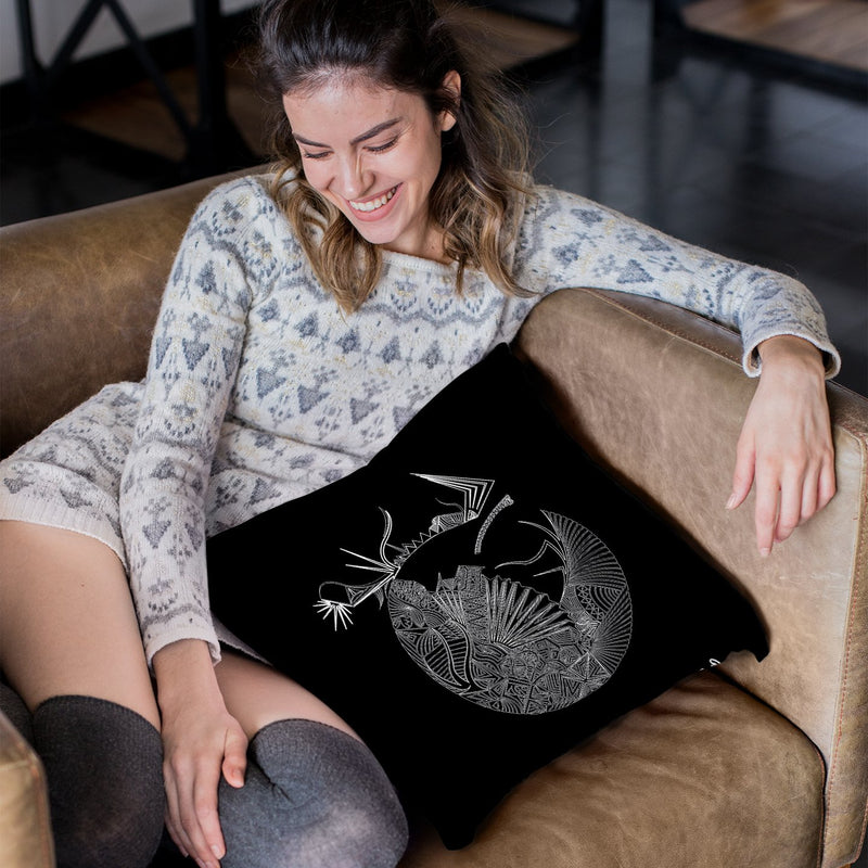 Adam Or Eve Throw Pillow By Baro Sarre