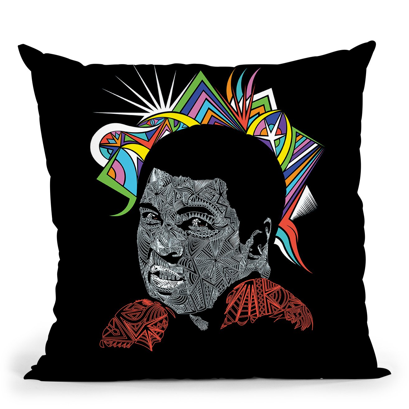 Ali Throw Pillow By Baro Sarre